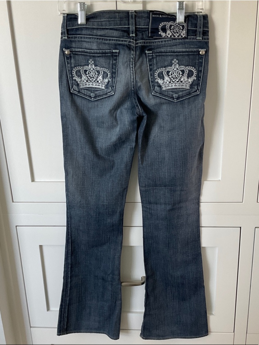 Rock & Republic Dark Blue Bootcut Jeans - Picture 6 of 13